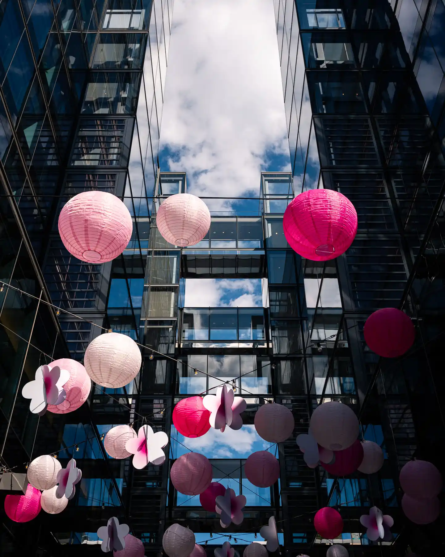 Beautiful lanterns celebrate Cherry Blossoms blooming in Washington D.C.